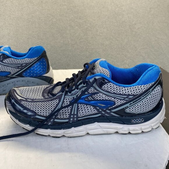 Brooks Addiction mens Running Shoes Grey Blue Blackened, size 11,Comfort - Picture 14 of 16